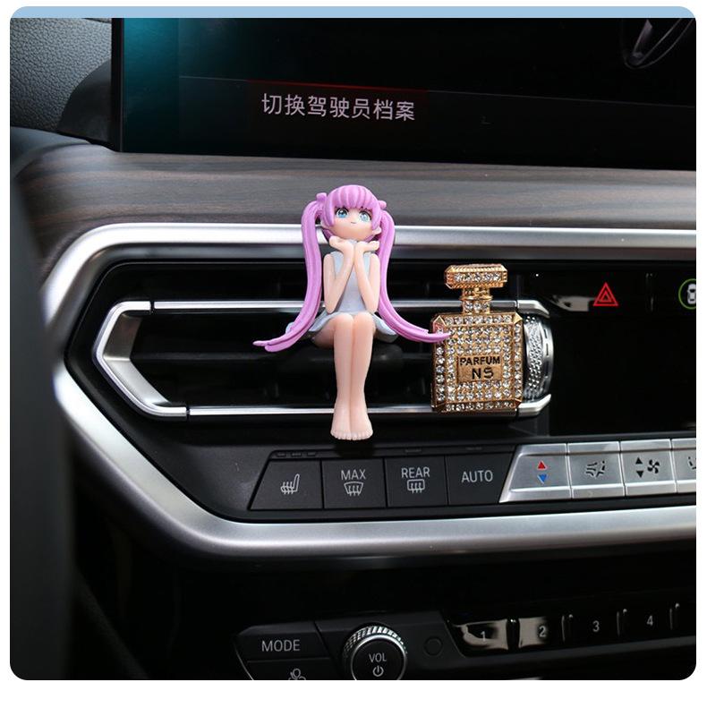 Product Introduction of Internet Celebrity Car Car Decoration Beautiful Girl Creative Interior Decorations Decoration Cute Girl Heart Domestic Ornaments 11
