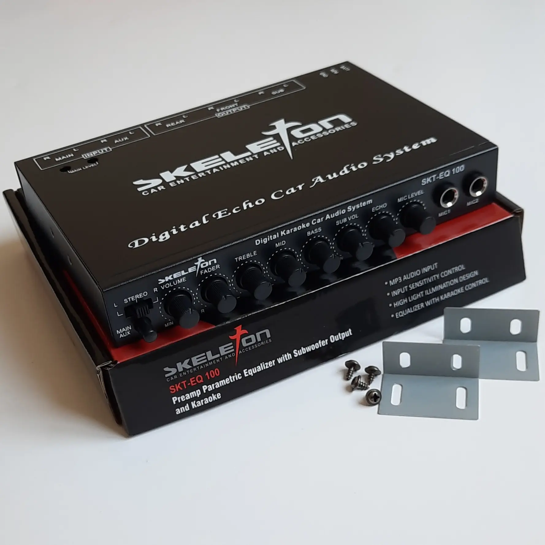 Preamp Parametric Equalizer Mobil Dengan Subwoofer Output