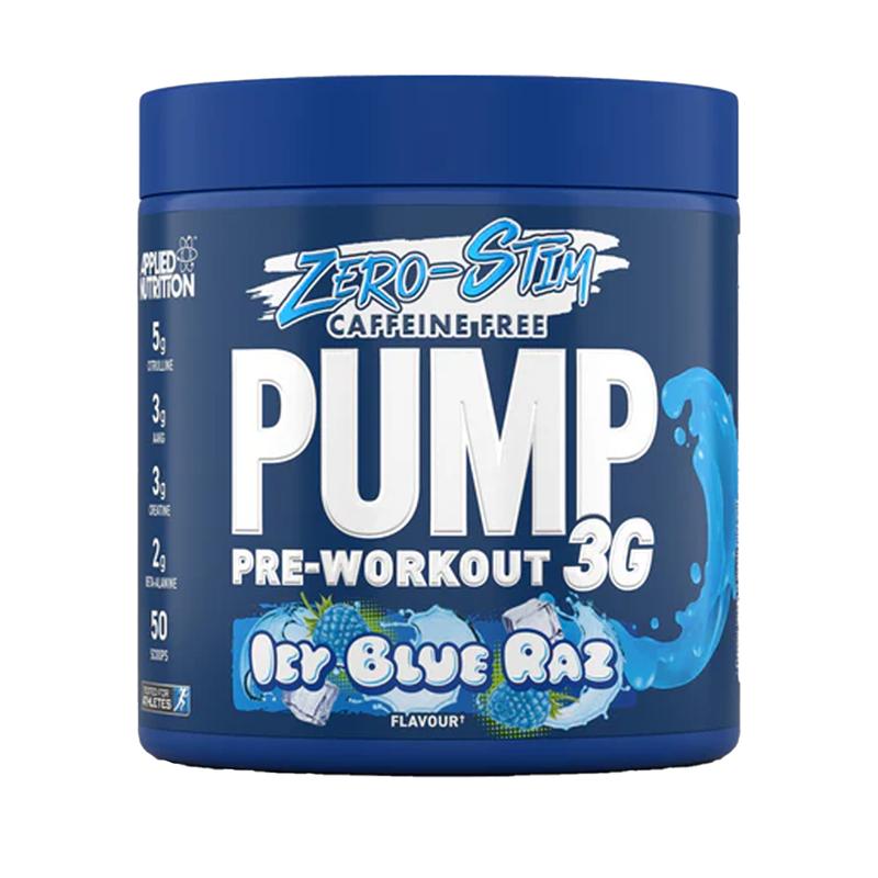 Applied Nutrition Pump 3G Zero Stim - Không Cafein Pre Workout (375g) 50 Scoops 2