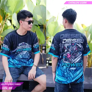 BAJU JERSEY DIESEL POWER TURBO RACING KEREN