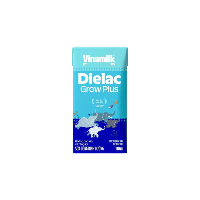 [Vinamilk] Sữa Bột Pha Sẵn Dielac Growplus phát triển não bộ 110 & 180 Cho Bé 4