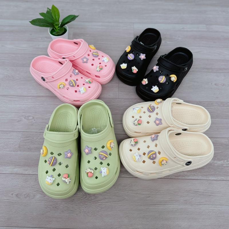 ( Đi giảm size ) . Dép sục bít đầu hình em bé búp bê 1 lớp cao 3 phân DéP