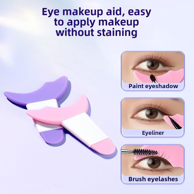 Bút Kẻ Mắt Dụng Cụ Hỗ Trợ Đa Chức Năng Hình Lưỡi Liềm Silicon Thiết Kế Mới Về Hỗ Trợ Hữu Ích Dụng Cụ Trang Điểm Làm Đẹp Cho Người Mới Bắt Đầu