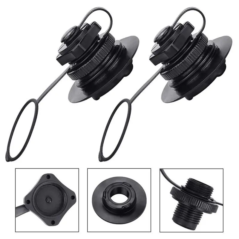 Inflatable Air Valve Replacement Screw Kayak Accessories Universal Air Plugs Boston Valve Inflation Rubber Fit Boat Kayak