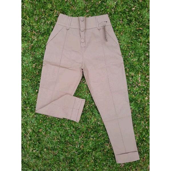 K3 baggy pants stretch celana kantor wanita melar Celana Chino Combed Diamond 3