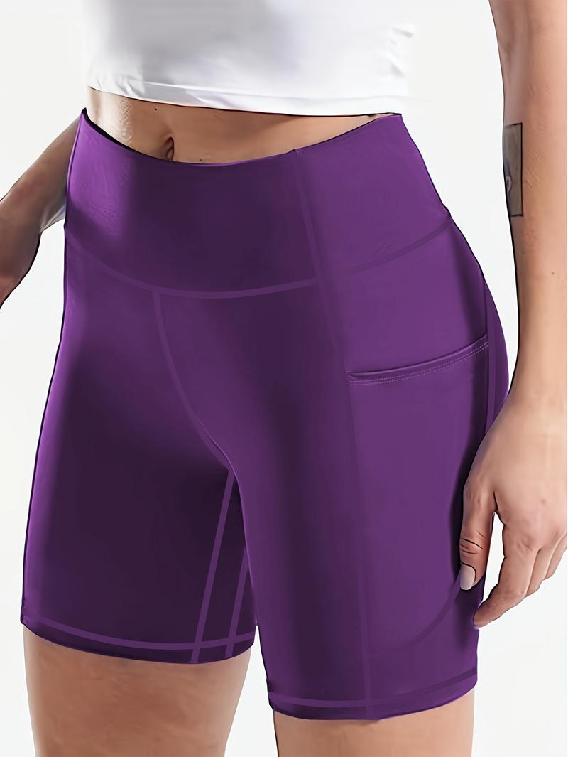 Product Introduction of Sports Casual Three-Quarter Length Shorts Butt-Lifting Yoga Shorts with Pockets 17