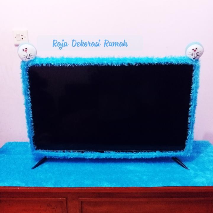 Bando tv led karakter ukuran 40-43 inch / Bando tv 43 inch Dekorasi Kain Rasfur Sofa 6