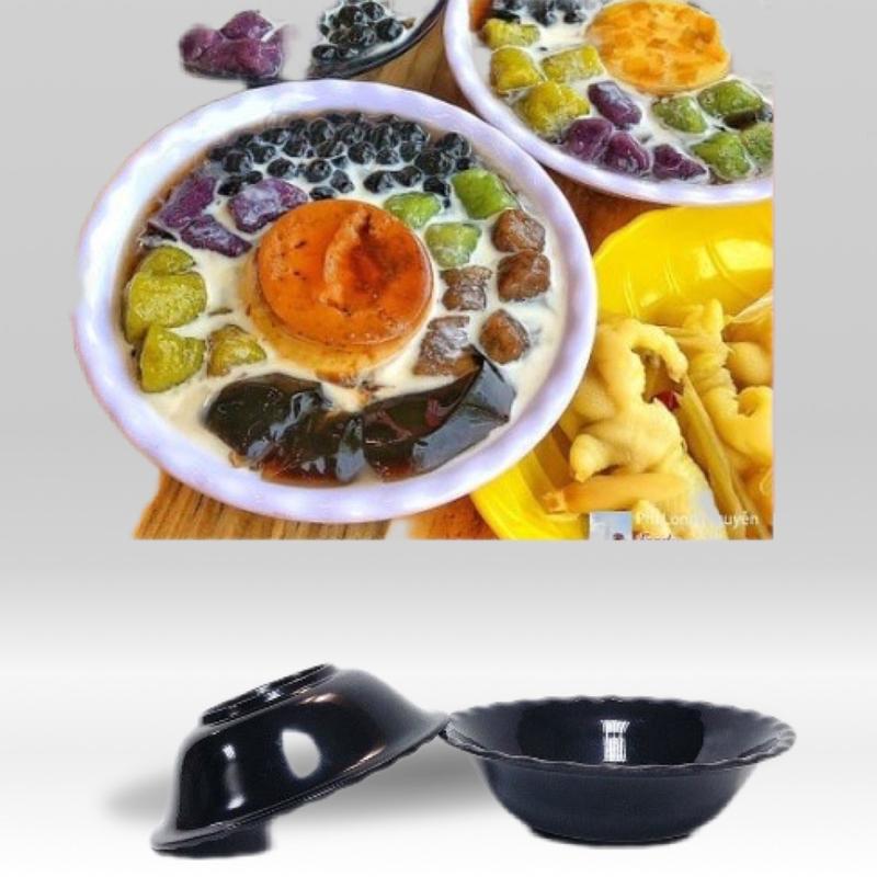 Product Introduction of Bát tô nhựa phíp ăn chè, đựng sữa chua, bát đựng hoa quả dầm nhựa cao cấp (6841) 3