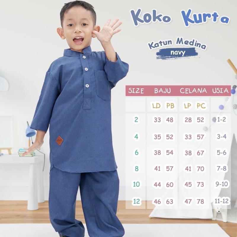Baju Koko Kurta Anak 3