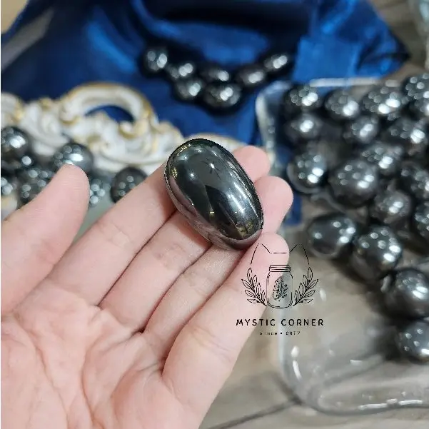Tumbled Hematite, đá thanh tẩy, bảo vệ bản thân và tâm trí, đá thạch anh, phong thủy 1
