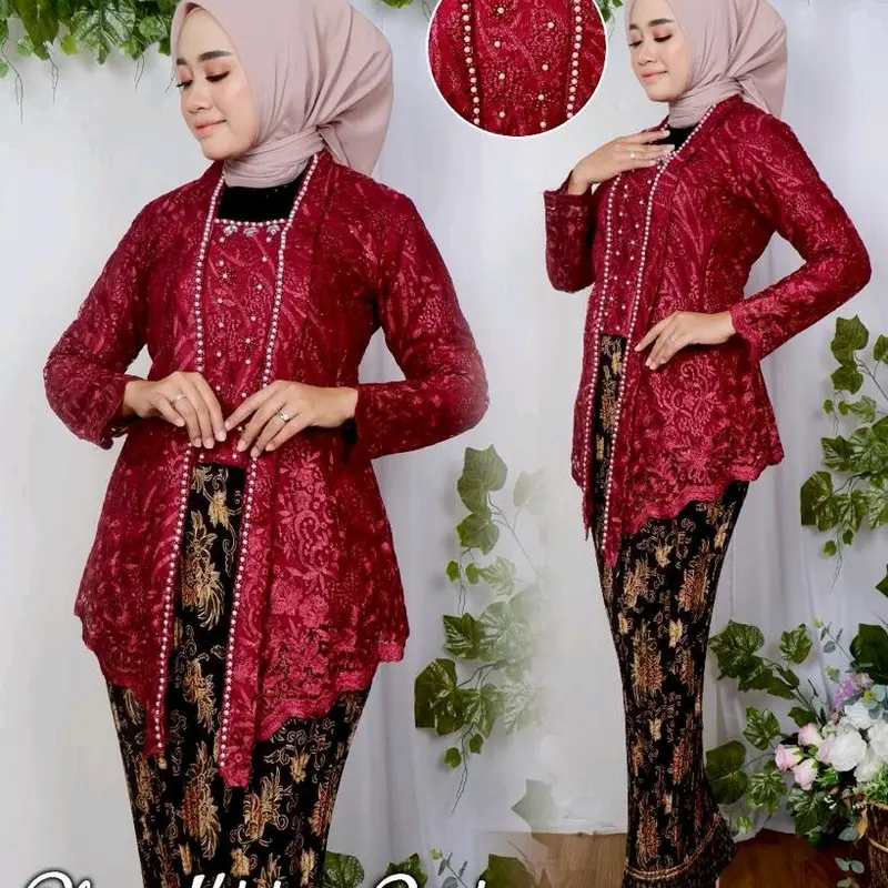 Rohmah Kebaya - Setelan Kebaya Kutubaru Payet / Kebaya Tulle Payet / Kebaya Wisuda / Kebaya Tunangan 5