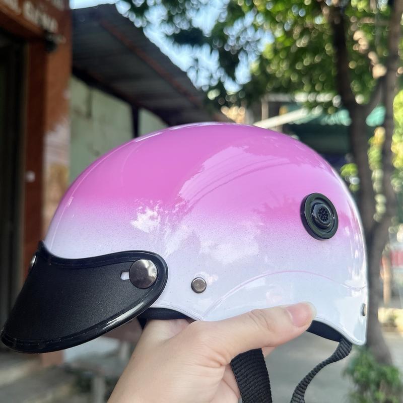 Nón phối 2 light 1/2 , Đặc biệt có lỗ thông gió đội thoáng mát ,feersize Nam & Nữ đều đội được (52-58cm vòng đầu đỗ lại ạ)