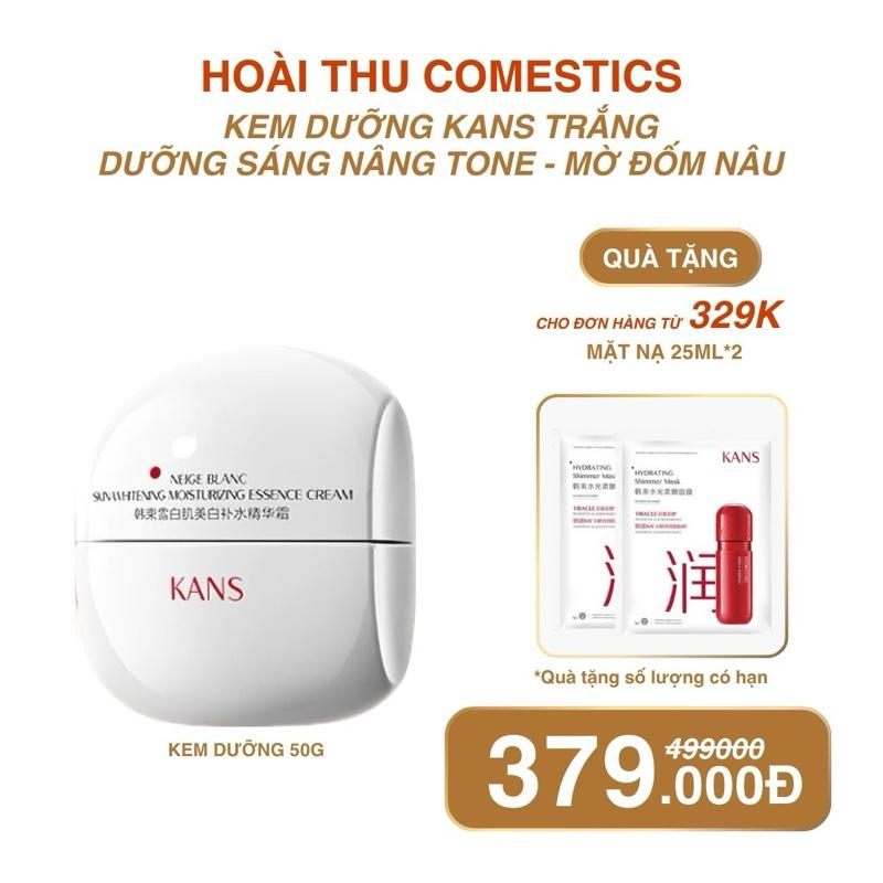 Kem Dưỡng Da KANS Trắng 50g Hỗ Trợ Dưỡng Ẩm Dưỡng Sáng Da, Hỗ Trợ Mờ Thâm
