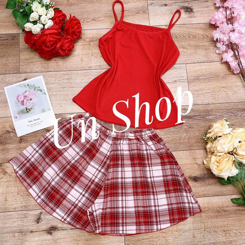 Bộ Set Áo Thun Tăm Lạnh Phối Quần Lụa Form Giả Váy Có Túi Cho Nữ - Size 40kg-75kg, Chất Thun Co Giãn Tốt, Mát Mẻ, Tôn Dáng Nhung Women tole  nhà