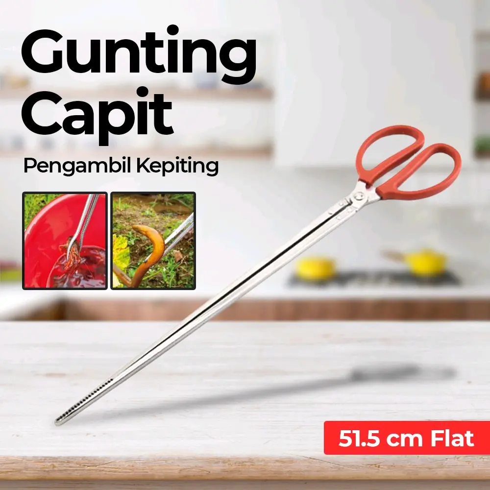 gunting capit ikan belut kepiting dan lainnya 51cm Steel Stainless