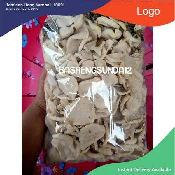 BASRENG Bulat Original Daun jeruk isi 500g Cemilan Instan Pedas Food 0