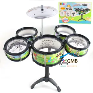 MAINAN ANAK EDUKASI MUSIC JAZ 5 DRUM SH1232 MAINAN MUSIC DRUMMER JUZ DRUM KEMASAN DUS