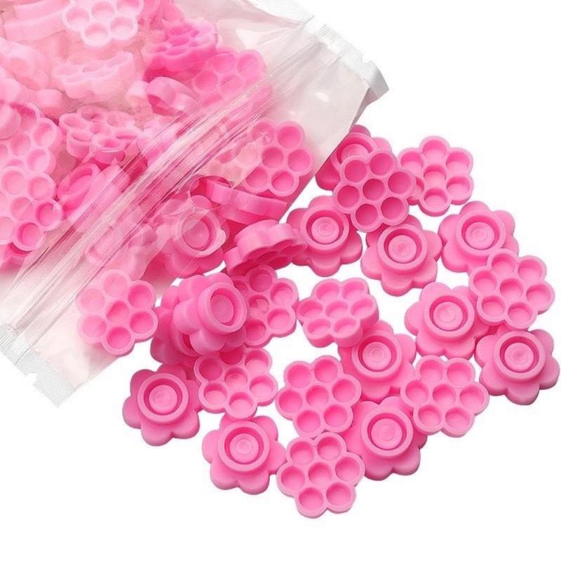  Nút hoa đựng keo nối mi Máy uốn lông mi Trang Điểm 