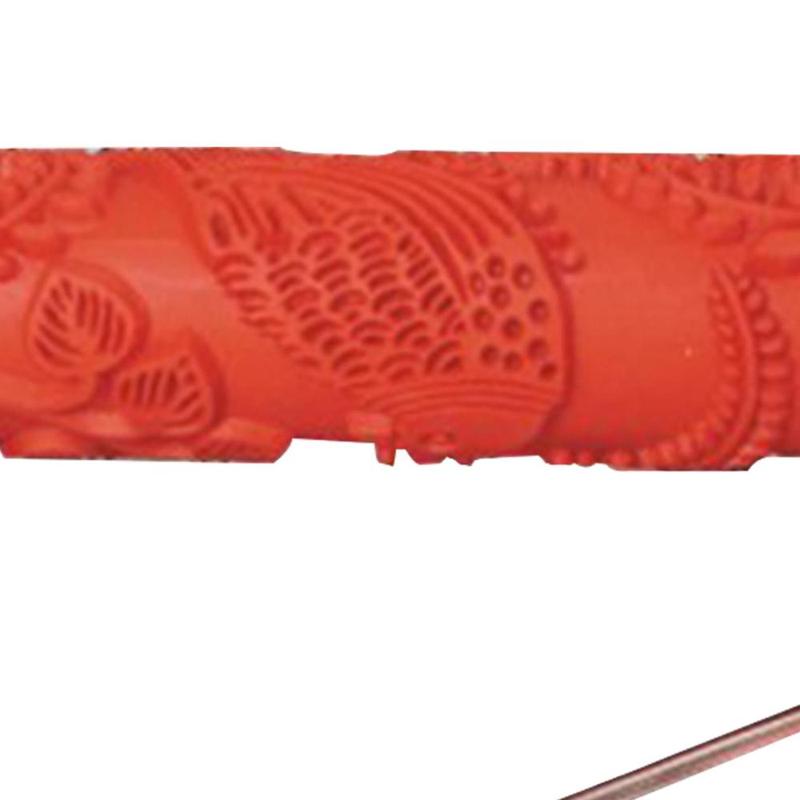 Product Introduction of 7 inch Wall Painting Paint Roller Brush Embossing Floral 2