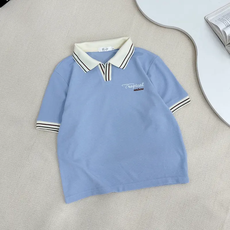 P7 polo nữ nhiều mầu , đơn giản lịch sự , thanh lịch ,dễ phối đồ , chất liệu conton lỗ nhỏ thoáng khí 2