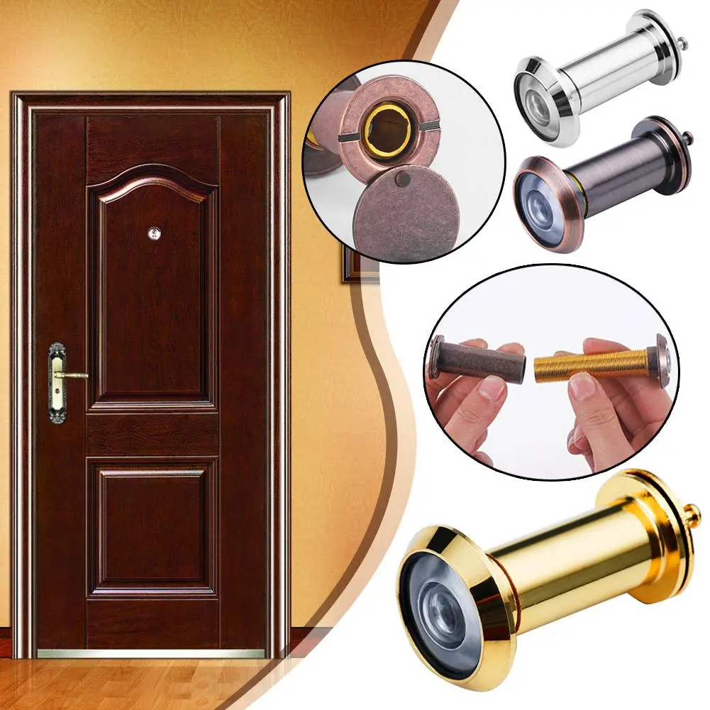 Tầm Nhìn Cửa Góc Nhìn 200 Độ, Người xem nhìn trộm có thể điều chỉnh, Người xem mắt an ninh, 2,95 * 2,95 * 4, W8Q2