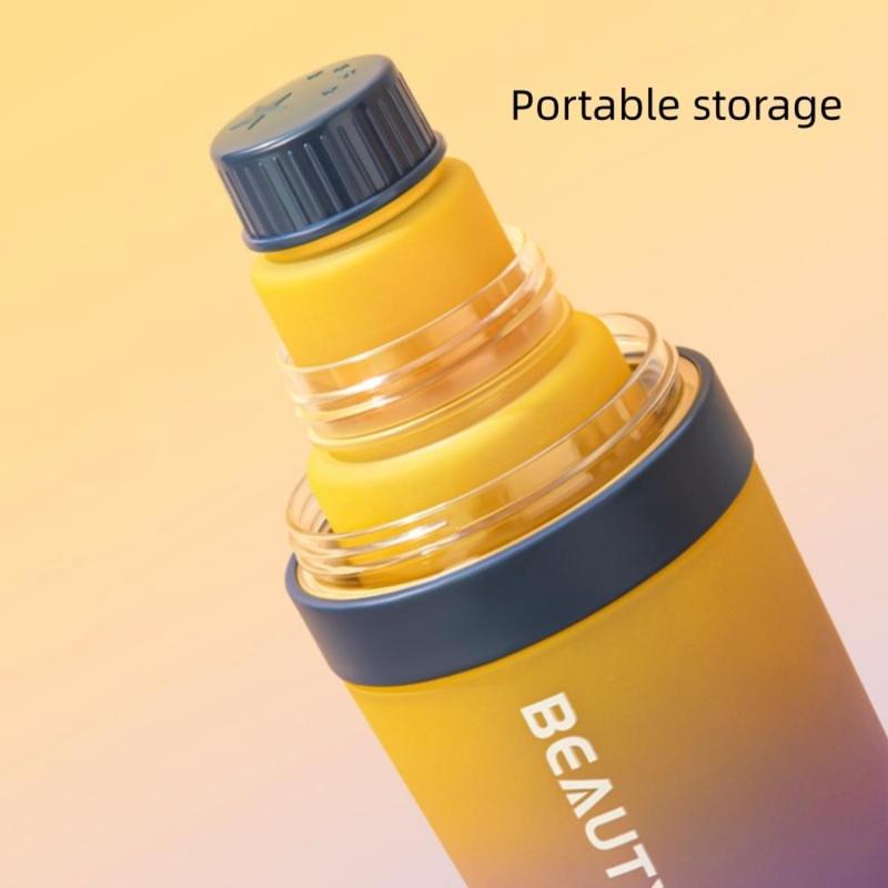 Product Introduction of Leak-proof Water Bottle Set, 3 Counts/set Portable Large Capacity Water Bottle with Straw, Drinking Cup for Office, School, Outdoor 6