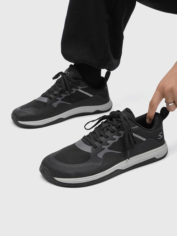 HOBIBEAR Men's shoes, sports shoes, low cut men's single shoes, outdoor wide toe walking shoes, trendy running shoes 6