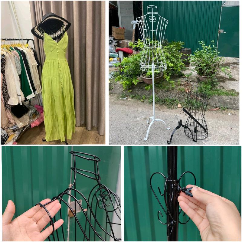 Manocanh sắt nữ, dùng để trưng bày quần áo cho shop thời trang