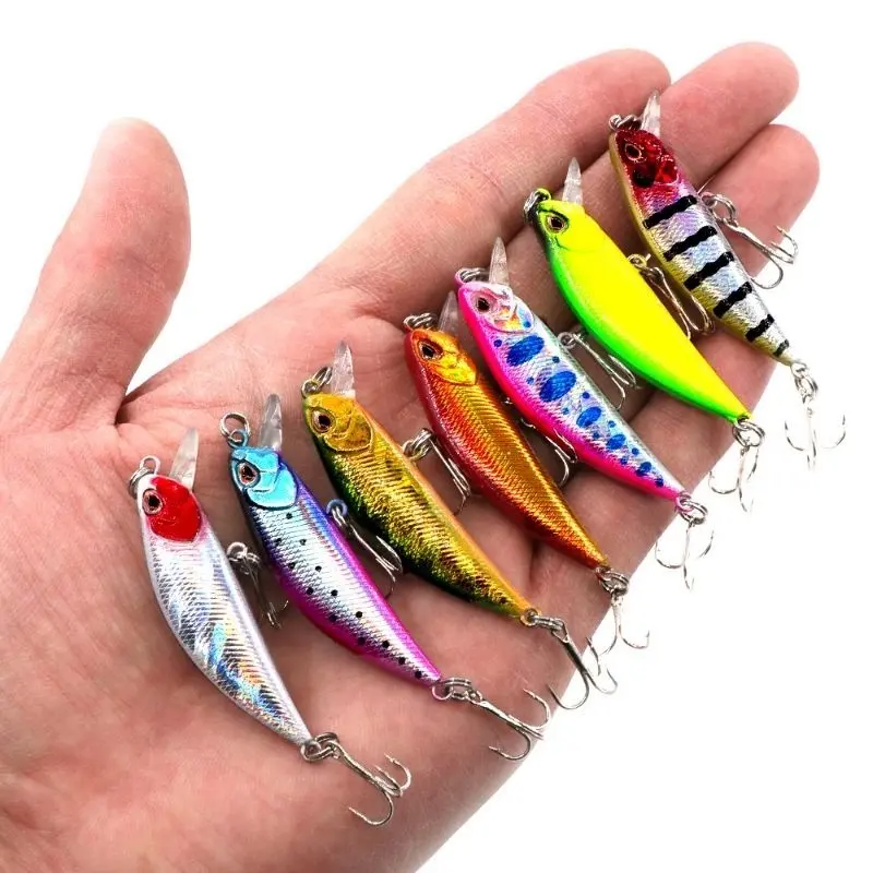 TRU Umpan Pancing Minnow Sinking 5cm 5gr Casting Ultralight Minnow Umpan Pancing 3