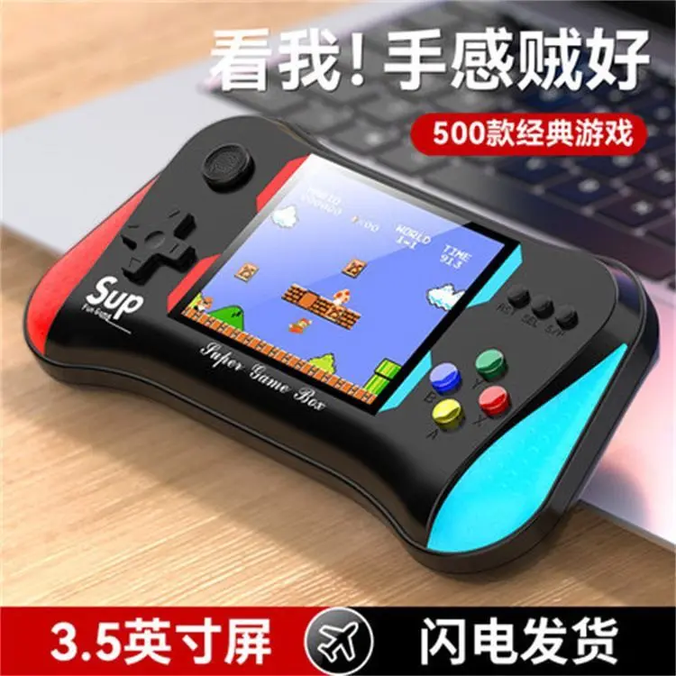 Máy Chơi Game cầm tay, Thương Hiệu Mới, Thiết Kế Cổ Điển, Có Thể Sạc Lại, Máy Chơi Game HD, 500 Trò Chơi, Tương Thích Với TikTok