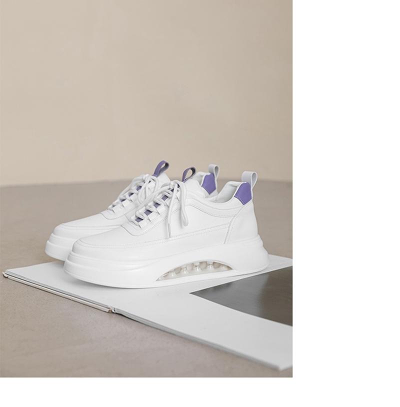 Product Introduction of Air Cushion White Shoes for Men, New Autumn Trendy Versatile Casual Shoes, Men's Fashion Shoes, Thick-Soled Height-Increasing Sneakers 19