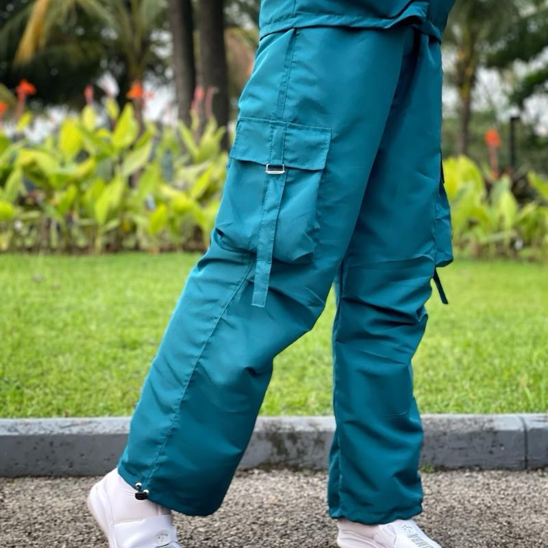 Celana Cargo Harajuku (Celana Saja) 10Warna Lengkap Bahan Parasut Unisex (Pembelian Khusus Hanya Celana Cargo Saja) 2