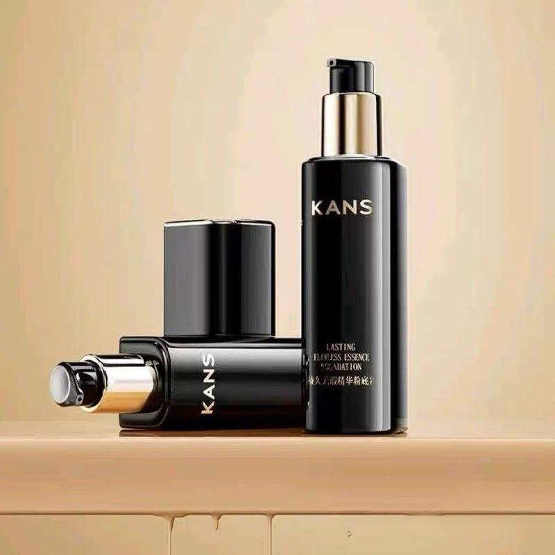 +3 MASK Kem Nền Mịn Nhẹ Kiềm Dầu Tone Tự Nhiên Lasting Flawless Essence Foundation 30g