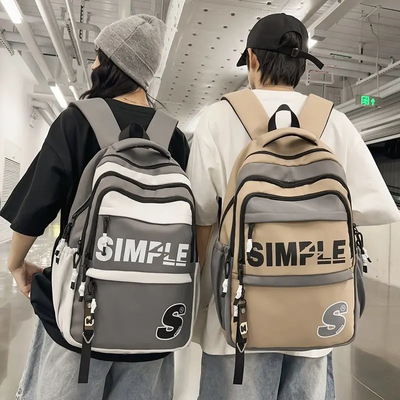 Balo đi học thời trang unisex nam nữ vải cao cấp chống nước đựng laptop 16in đi làm du lịch 8853 2