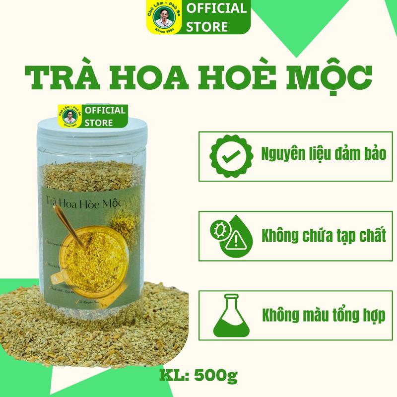 Trà Hoa Hòe Mộc Gói 500g - Chú Lâm Phù Sa - Giải Độc Mát Gan Nước  Chè Tea  hữu cơ trà trà làm mát trà  Chua Nước Trà matcha hữu cơ tea  box trà  lá Nho