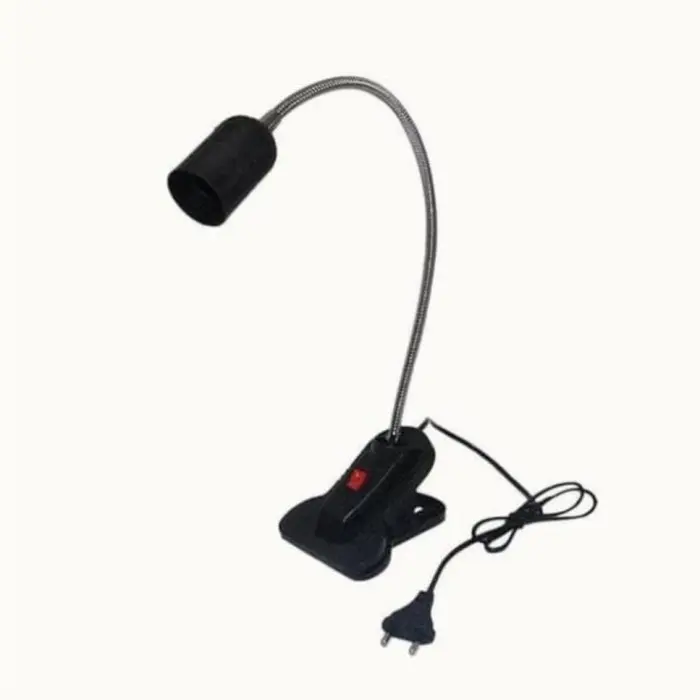 cod lampu meja belajar arsitek baca fitting E27 jepit pameran flexsibel 0