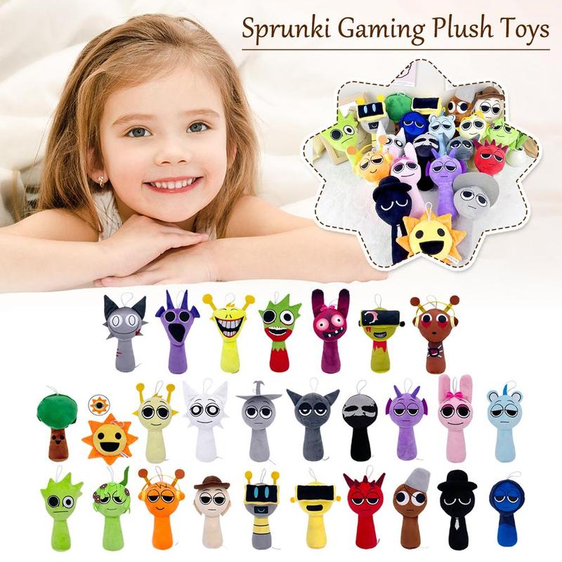Product Introduction of Đồ Chơi Nhồi Bông Sprunki, Chủ Đề Trò Chơi Kinh Dị Incredibox, Thú Nhồi Bông Mềm, Thích Hợp Cho Sinh Nhật Và Giáng Sinh Của Trẻ Em, Tuyệt Vời Làm Quà Tặng 14