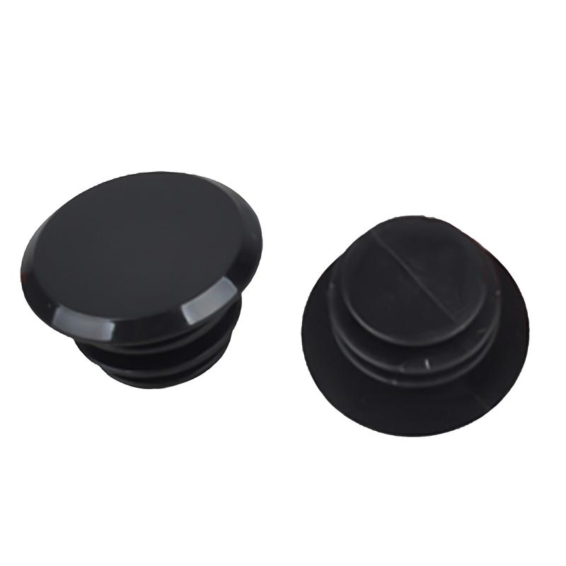 Tay lái cao su đi xe đạp leo núi, Bộ 2 cái, Nút Chặn Cuối 17-22mm, Mũ Cắm 8