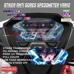 Stiker Anti Gores Spedometer Vario New 125 150 160 Bahan Stiker Transparan