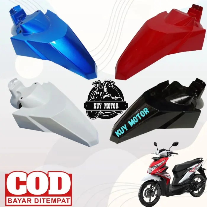 Spakbor depan  Honda New BeAT Fi ESP Tahun 2016 2017 2018 2019 Warna Hitam Putih Biru Merah Termurah stara original
