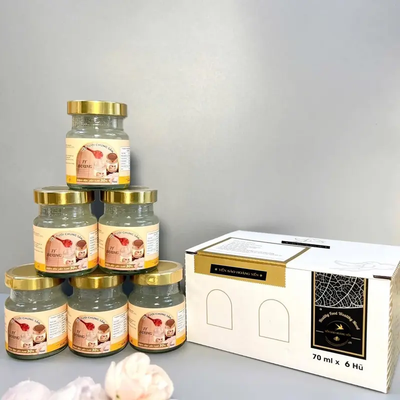 Set Yến Sào Yến Dung Chưng Sẵn Ít Đường - 6 Hủ 1