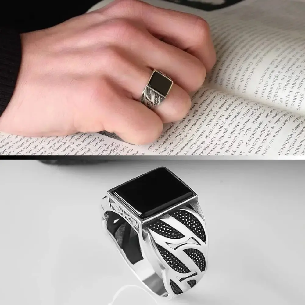 New minimalist and fashionable men's ring