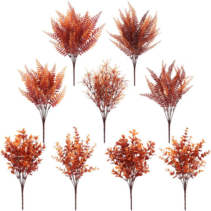 Product Introduction of Artificial Fall Flowers Outdoor UV Resistant Greenery Shrubs Plant for Thanksgiving Festival Wedding Home Decoration Fake Flower 3