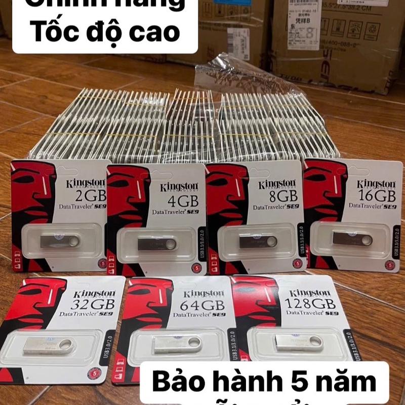 USB SE9 2.0 2GB 4GB 8GB 16GB 32GB 64GB 128GB Kingston Bằng Kim Loại Nhỏ Gọn Chống Thấm Nước . BẢO HÀNH 5 NĂM