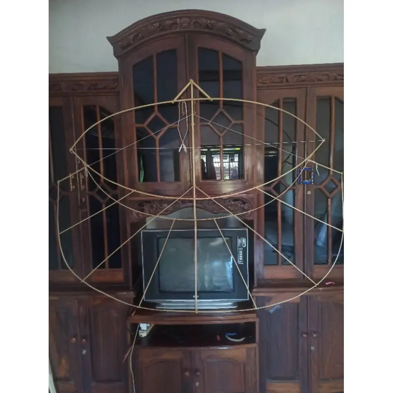 Rangka layangan Pegon model semok sayap 80cm 100cm & 150cm (merakit sendiri) 4