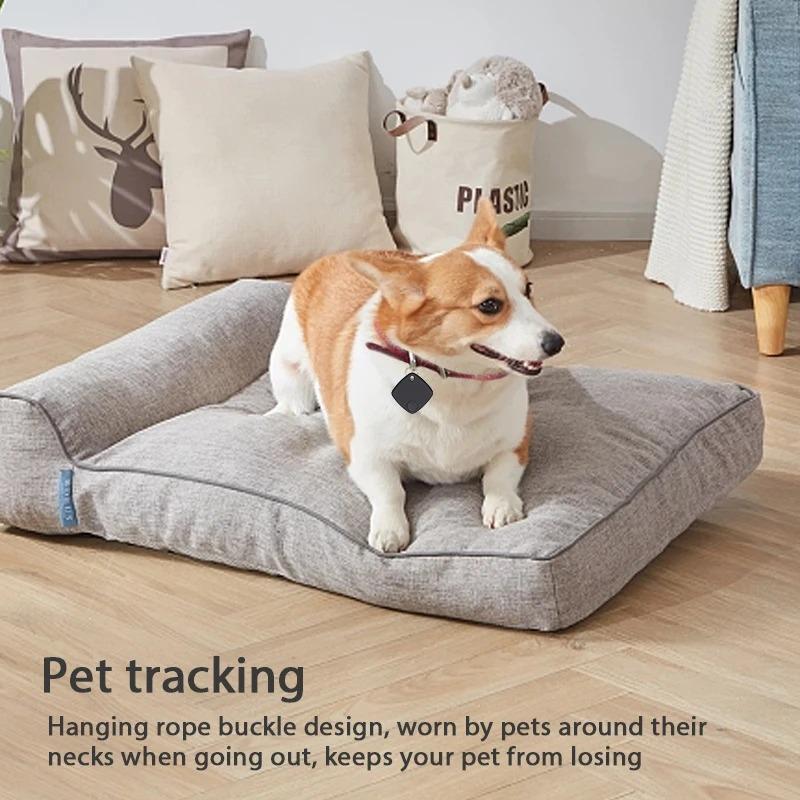 Smart Tracker, GPS Item Location Tracker, Anti-lost Locator, Track Luggage, Wallets, Pets, Compatible with Apple Find My 6