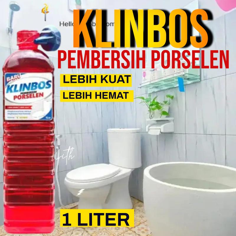 KLINBOS PORSELEN 1 LITER Pembersih Kerak 5X Lebih Kuat Untuk Kamar Mandi,pembersih kerak kamar mandi,pembersih kamar mandi, pembersih kerak kamar mandi yang membandel,pembersih kamar mandi dan keramik,pembersih kerak kamar mandi ampuh Cair Sarung Jamur 2
