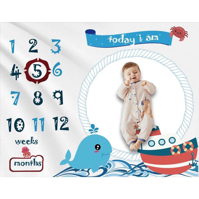 Whale milestone blanket sale