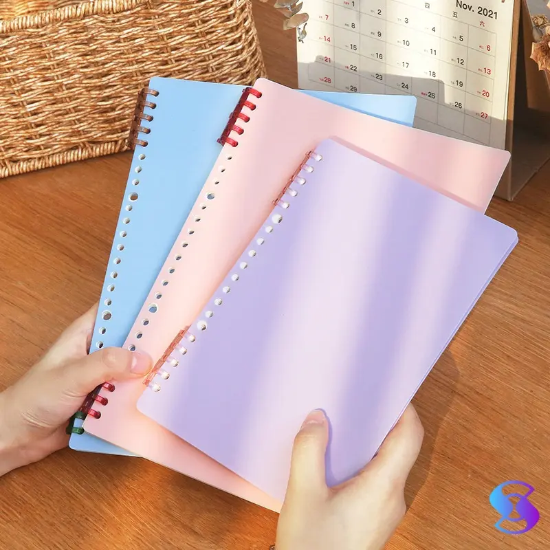 Cover Sampul Loose Leaf Bahan Mika Tebal Buram Untuk Binder Ukuran A4 B5 Termurah
