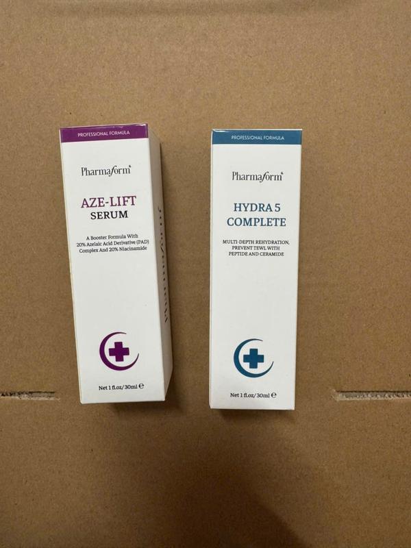 bộ trị mụn trị thâm cho mẹ bầu, bỉm sữa (serum azelif, serum b5 Phammar)